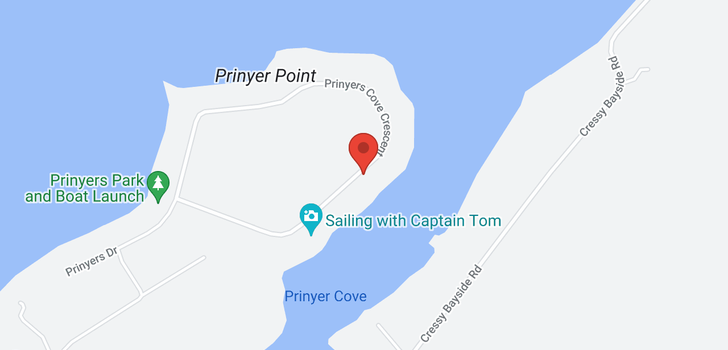 map of 373 PRINYERS COVE CRESCENT